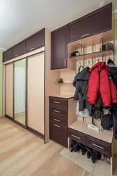 Built-In Wardrobe In The Hallway Photo Narrow