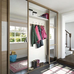 Built-In Wardrobe In The Hallway Photo Narrow