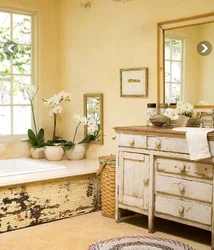 Country style bathroom design