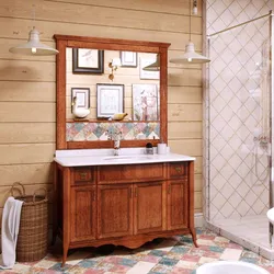 Country style bathroom design