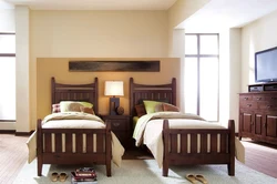 How to divide a bedroom into two zones photo