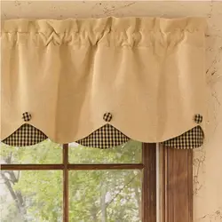 Sew curtains for the kitchen in a modern style photo