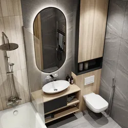 Bathroom Design 3 Sq M Combined With Toilet