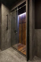 Dush loft dizayni bilan hammom
