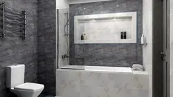 Bathroom gray floor photo