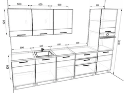 Kitchen 2m straight design photo