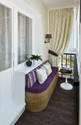 Bedroom On The Loggia Design Photo