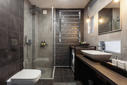 Kiçik vanna otağı loft dizaynı