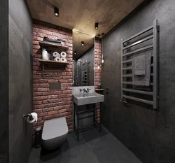 Small bathroom loft design