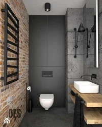 Kiçik vanna otağı loft dizaynı