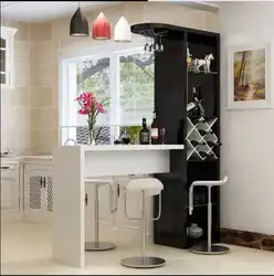 Small kitchens with bar counters interior design