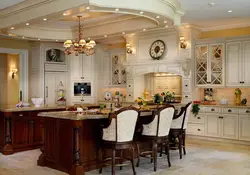 Countertop ошхона дар акс сабки классикӣ