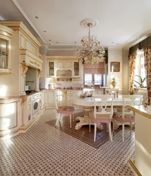 Countertop ошхона дар акс сабки классикӣ