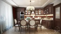 Kitchen Countertop In Classic Style Photo