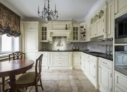 Столешница для кухни в классическом стиле фото