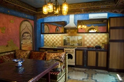 Kitchen interior in eastern