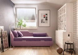 Sleeping Sofa In The Apartment Photo