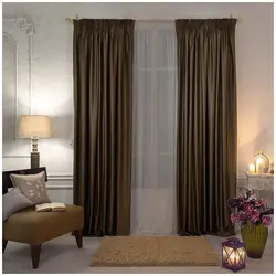 Blackout Curtains Photo In The Interior Of The Living Room