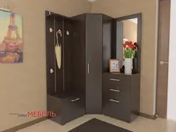 Corner hallway furniture in the corridor photo
