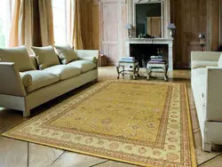 Carpets in the living room modern photos in the interior on the floor