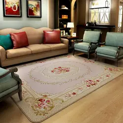 Carpets in the living room modern photos in the interior on the floor