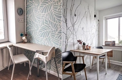 Wallpapering In The Kitchen Design