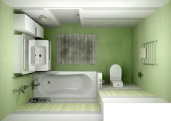 Bath 3 by 3 meters design