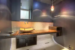 Countertop Дар Ҳаммом Дар Акс Дохилӣ