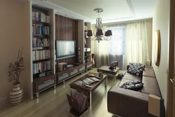 Budget living room interior in an apartment