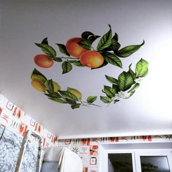 Рисунки На Натяжных Потолках Фото Для Кухни