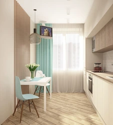 Kitchen design 7 with balcony