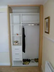 Photo of a modern small hallway wardrobe