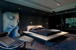 Erkaklar uchun yotoqxonamning ichki qismi