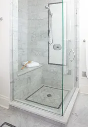 Photo of finishing a bathroom with a cabin