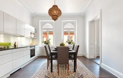 How to lay a carpet in the kitchen photo