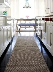 How to lay a carpet in the kitchen photo