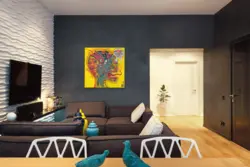 Paint for painting walls in the living room photo