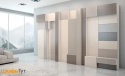 Qonaq otağında qarderob foto dizayn ideyaları
