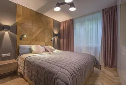 Bedroom design with wall panels