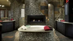 Stone bath interior