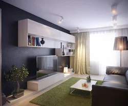 Mənzil otağı dizaynı 16 m2