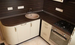 Столешница в тон кухни фото