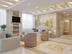 Roman Style In The Living Room Interior