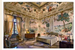 Roman style in the living room interior