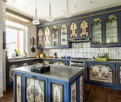 Фасады для кухни фото в интерьере