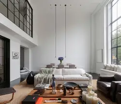 High ceilings apartment design photo