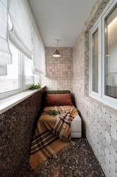Lodjiya dizayni fotosurati 7 m²