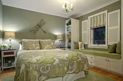 Olive bedroom interior