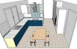 Kitchen design cabinet layout