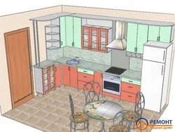 Kitchen design cabinet layout